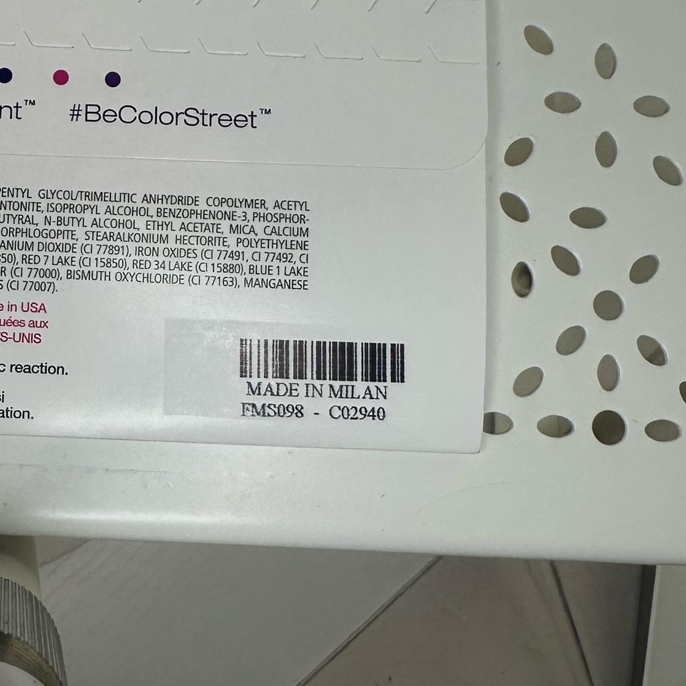 Color Street Made In Milan Nail Polish Strips - Picture 6 of 6